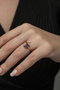 Heliophilia Silver Anillo de Plata de Ley 925 con Baño de Oro Rosa y Circón
